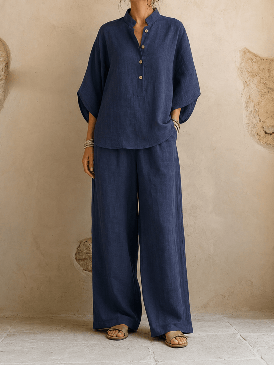 Maribel | Relaxed Wide-Leg Two-Piece Set