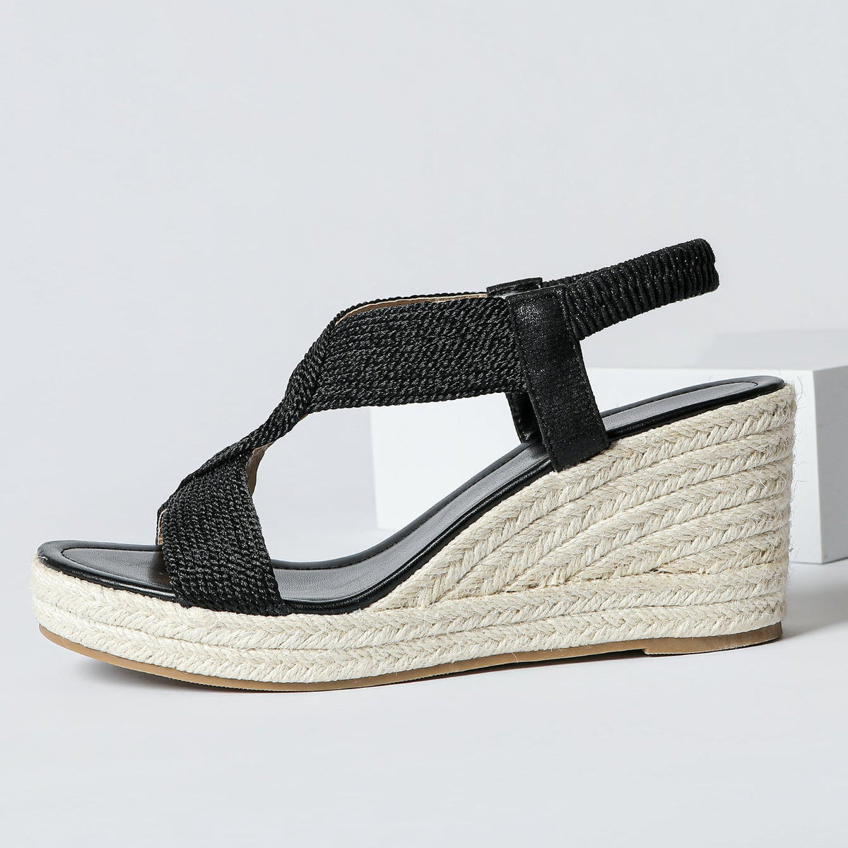 Patricia | Braided Wedge Sandals