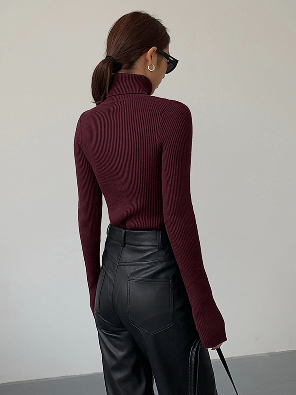 Greer | Ribbed Turtleneck Sweater