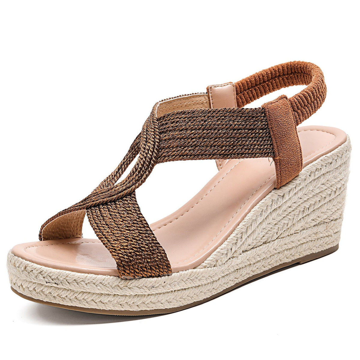 Patricia | Braided Wedge Sandals
